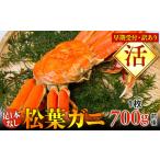 足1本なし 訳あり 松葉ガニ 中1枚 700g前後