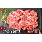 ふるさと納税 訳あり 飛騨牛 すき焼き用 切落し 600g 切り落とし すき焼き 赤身 肉 牛肉 お肉 和牛 冷凍 岐阜県 部位お任せ 形 不揃い 国産 ブラ.. 岐阜県白川村