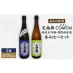 ふるさと納税 【白山の地酒】天狗舞　COMON(コモン)純米大吟醸・特別純米酒呑み比べセット【1215919】 石川県白山市