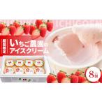 いちご農園のアイスクリーム8個パック