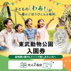 東武動物公園 ペア入園券 遊園地 動物園