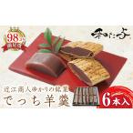 伝統和菓子職 職人が手作り でっち羊羹6本セット