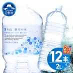 ラベルレス 富士山蒼天の水 2L×12本