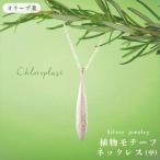アクセサリー ネックレス 植物 モチーフ オリーブ