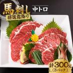 特選霜降り馬刺し 中トロ 計300g