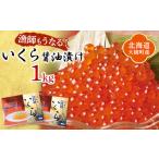 ふるさと納税 北海道産 鮭いくら醤油漬け 計1kg(250g×4パック)【漁協直送】_魚介・海産物 いくら イクラ_【配送不可地域:離島】【1456768.. 北海道大樹町