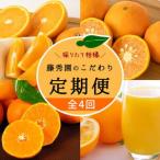 ふるさと納税 ZT6234n_ 【定期便 4回】こだわりの定期便 藤秀園 【ミカン 蜜柑 柑橘 温州みかん 和歌山 有田 楽天限定】【みかん 柑橘 定期便 .. 和歌山県湯浅町