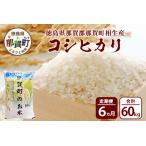 のお米 コシヒカリ 10kg×6回