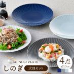 しのぎ 大皿4枚 食器 プレート 食器セット