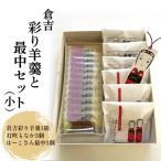 倉吉彩り羊羹と最中セット 小 ようかん 羊羹