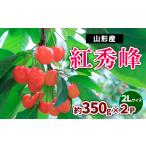 ふるさと納税 山形産 さくらんぼ 紅秀峰 約700g(約350g×2P) 2Lサイズ 【令和7年産先行予約】FS23-723 くだもの 果物 フルーツ 山形 山形県 .. 山形県山形市
