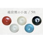 小皿 5枚セット 洗心窯 越前焼 陶芸作家