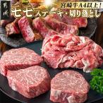 宮崎牛モモステーキ 切り落とし600gセット 都城産 宮崎牛 牛肉セット