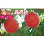 ふるさと納税 【25年発送先行予約】厳選!南アルプス市産 朝採れ桃 約4kg(8〜12玉) ALPDD007 山梨県南アルプス市