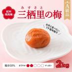 紀州南高梅 三栖里の梅 塩分10% 2kg