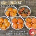 紀州南高梅 味くらべ5種セット 梅富久良