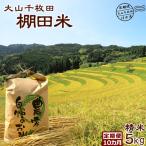 大山千枚田の天水田育ち 棚田米 定期便 5kg×10カ月