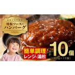 ふるさと納税 特製ソースのハンバーグ　10個（160g×10個）泉州玉ねぎ使用 大阪府泉佐野市