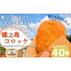 新じゃがだけでこんなに美味しい 徳之島コロッケ 40個