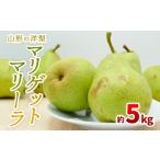 ふるさと納税 山形の洋梨 マリゲットマリーラ 秀品 約5kg(7〜15玉) 【令和7年産先行予約】FS23-863 くだもの 果物 フルーツ 山形 山形県 山形市 .. 山形県山形市