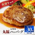 佐賀牛 丸福ハンバーグ5個 定期便 6回 ハンバーグ