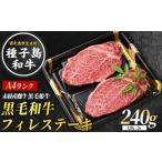種子島 生まれ 黒毛 和牛 フィレステーキ 120g×2枚