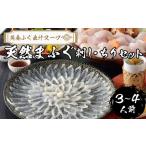 ふるさと納税 ふぐ 天然 まふぐ 刺身 ちり 鍋 セット 3〜4人前 冷凍【極み！黄金 ふぐ出汁 スープ 】ふぐちり IF005 山口県下関市