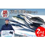 ふるさと納税 訳あり 鮮魚 詰め合わせ セット 3〜4種 約2kg 2キロ 旬 厳選 朝 獲れ 鮮度 抜群 冷蔵 送料無料 あじ サバ ススキ つばす 鯵 鯖 鰯 .. 京都府舞鶴市