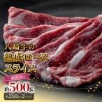 八崎牛の熟成ローススライス約250g×2