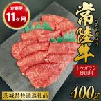 常陸牛トウガラシ焼肉用400g 共通返礼品