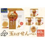 ふるさと納税 北海道ＪＡきたみらい 玉ねぎせんべい 40枚 ( 玉ねぎ お菓子 煎餅 )【005-0029】 北海道北見市