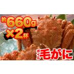 冷凍ボイル毛がに 約660g×2杯