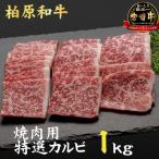 柏原和牛焼肉 特選カルビ 1キロ