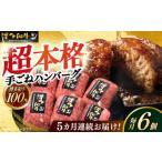 本格 手ごね ハンバーグ 6個