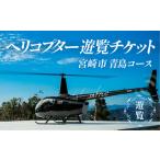 ヘリコプター遊覧チケット 青島コース ※田野離発着