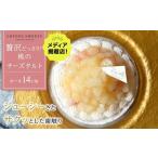 ふるさと納税 贅沢どっさり!桃のチーズタルト 1ホール(14cm) / 心優 -Cotoyu Sweets- 長崎県