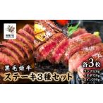 黒毛姫牛 ステーキ 3種セット ランプ120g イチボ120g サー…