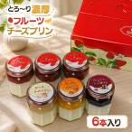 とろ~り濃厚フルーツチーズプリン6本入