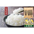 さがびより 無洗米 10kg×12回