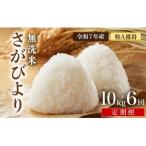 さがびより 無洗米 10kg×6回