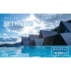 ふるさと納税 宿泊 グランピング 型 リゾート 「SETONITE」 ギフト チケット 30,000円分 旅行 岡山 玉野 食事付 岡山県玉野市