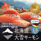 ふるさと納税 大雪山連峰の雪どけ水で育てた北海道大雪サーモン刺身用1.5kg約150g×10個程度【1205】【配送不可地域：離島】【1452231】 北海道上川町