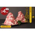 甘み溢れる モンヴェールポーク こま切れ 計4kg