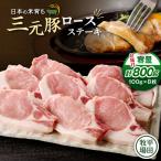 日本の米育ち平田牧場 三元豚ロースステーキ 100g×8枚