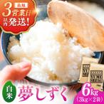 令和7年産 夢しずく 白米 6kg