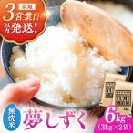 令和7年産 夢しずく 無洗米 6kg