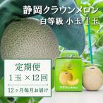 メロン 12か月 定期便 クラウン 並 小玉 1玉