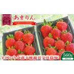 ふるさと納税 いちご あまりん 560g (280g×2P) 苺 イチゴ  埼玉県羽生市