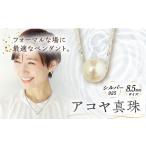 アコヤ真珠 ペンダント シルバー 1個珠 真珠