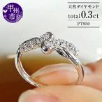 指輪 天然 ダイヤモンド 0.3ct 10石